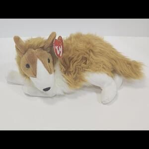 Ty Beanie Baby Collie Plush Toy - Cassie